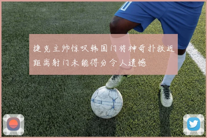 捷克主帅惊叹韩国门将神奇扑救近距离射门未能得分令人遗憾